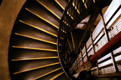 Underground station stairs